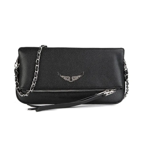 Philipp Plein Wing Embossed Clutch Black Chain Bag Clutches - 13