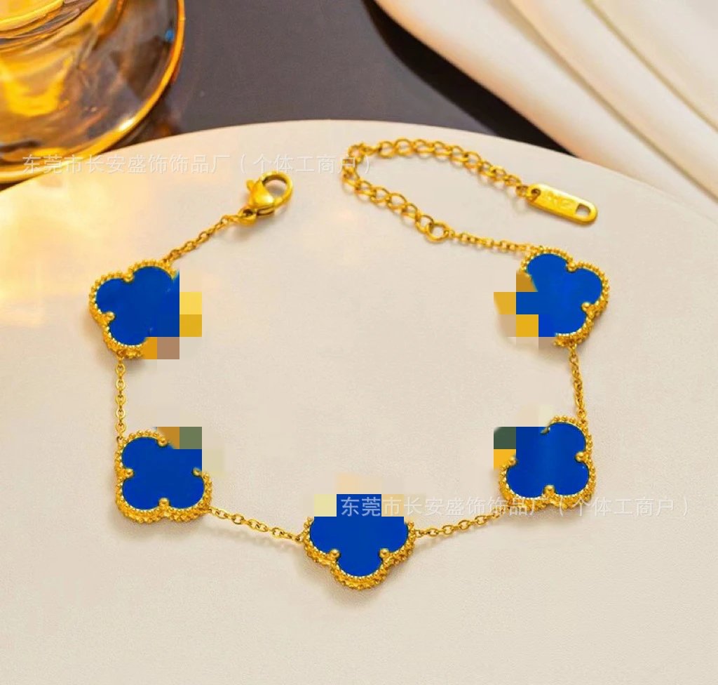 Lucky Four-Leaf Clover Bracelet