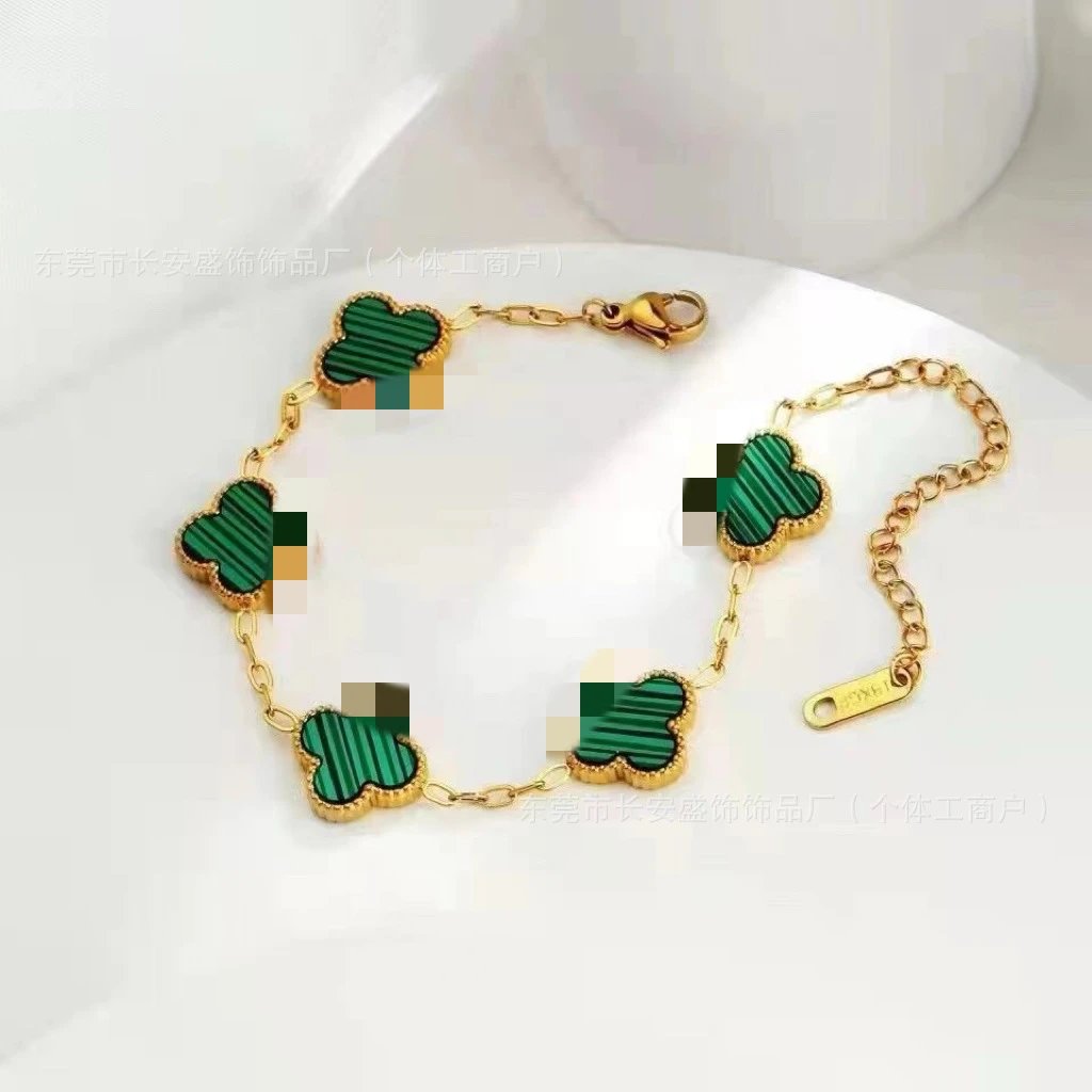 Gold Tail Chain 15MM Striped Green