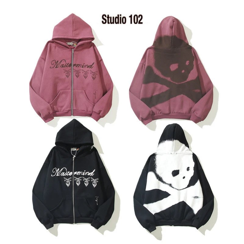 Men's and Women's Zipper Jacket Sweatshirt (Customized products are non-refundable and non-exchangeable)-MLMLSPHO0202