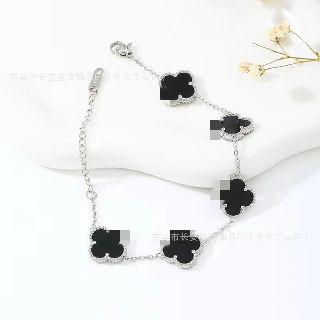 Silver Tail Chain 15MM Black