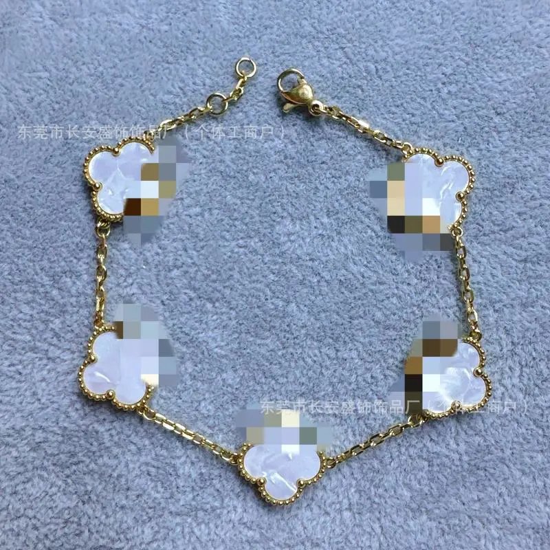 Lucky Four-Leaf Clover Bracelet