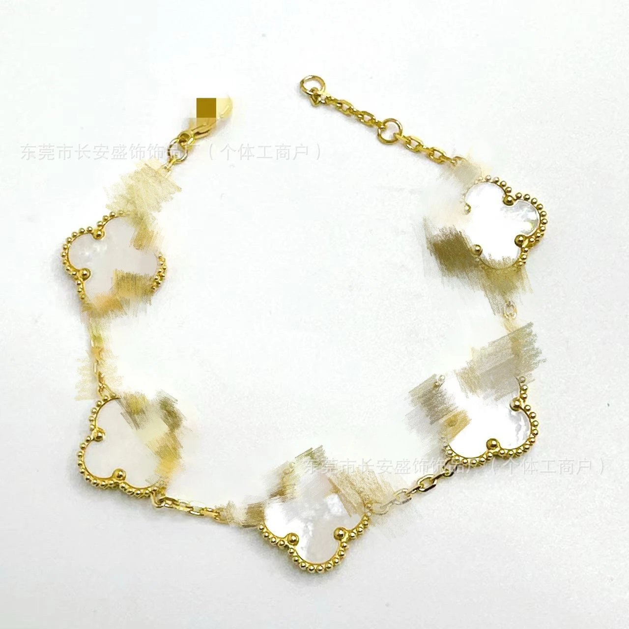 Gold 15MM White Natural Shell