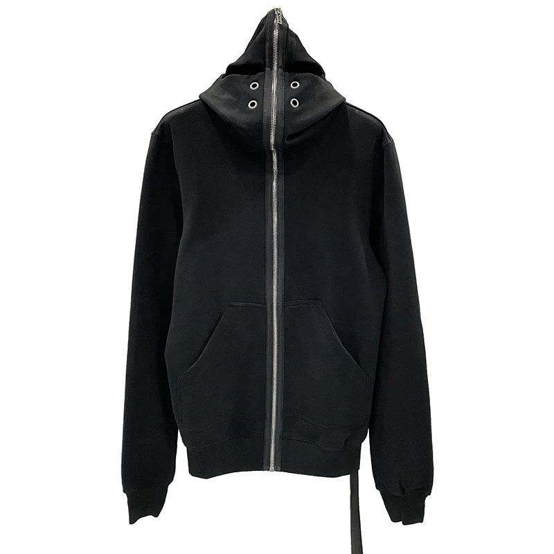 Versatile Hooded Zip-Up Knit Sweatshirt Jacket - MLMLSPHO0202