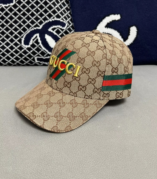 Gucci Hats GG monogram baseball cap — 26