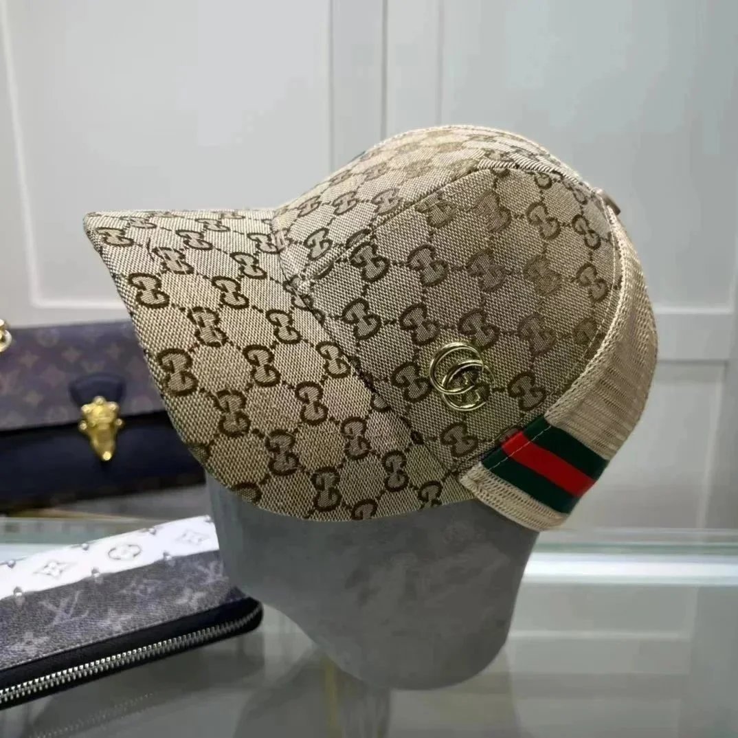 Gucci Hats GG monogram baseball cap — 21