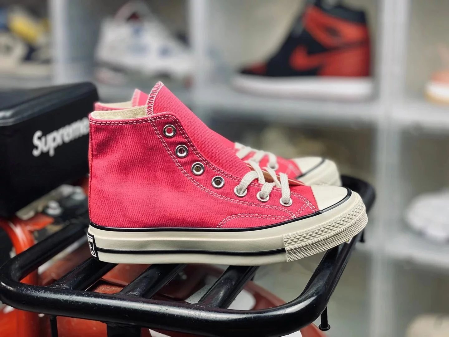 Converse Basic And CDG — Pink High-top colorway — USFans Spreadsheet photo