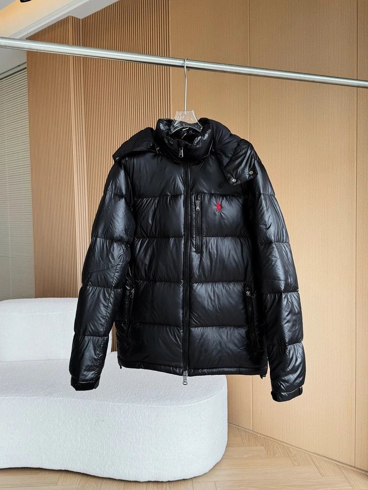 Polo Ralph Lauren Hooded Down Jacket Black