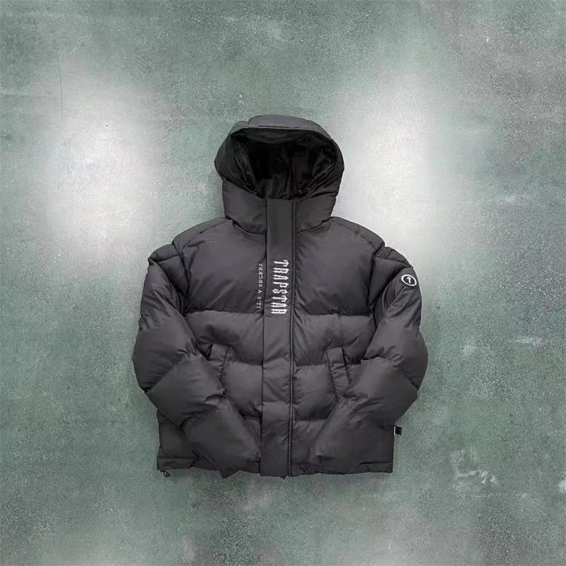 TRAPSTAR Hooded Puffer Jacket — Quilted Boxy Fit, Storm Flap & Patch 1