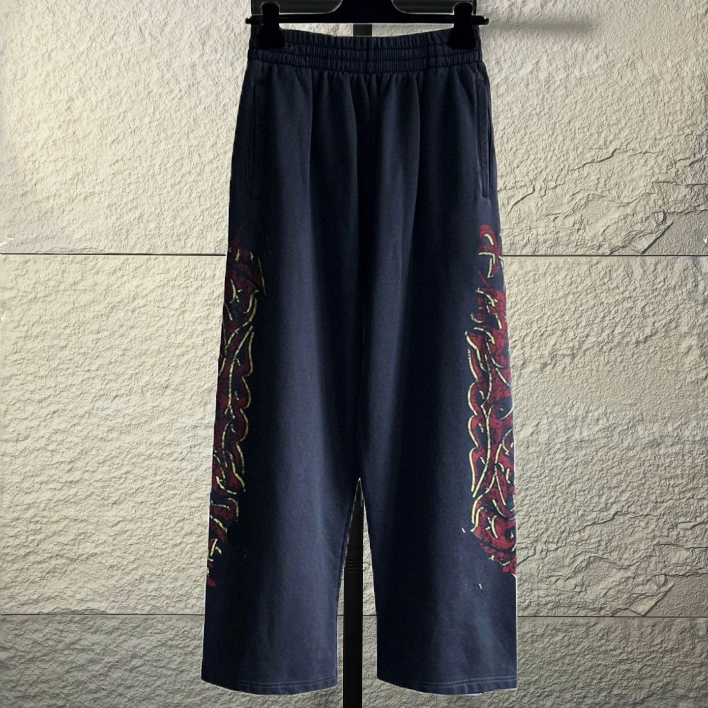 Unbranded Flame Print Sweatpants