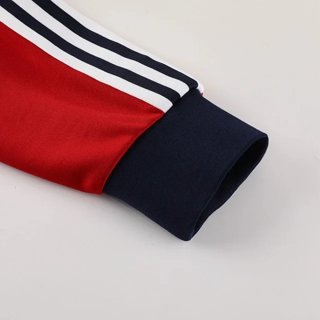 Unbranded Tracksuits Football-Inspired Zip-Up Track Jacket and Pants Set product detail image 8