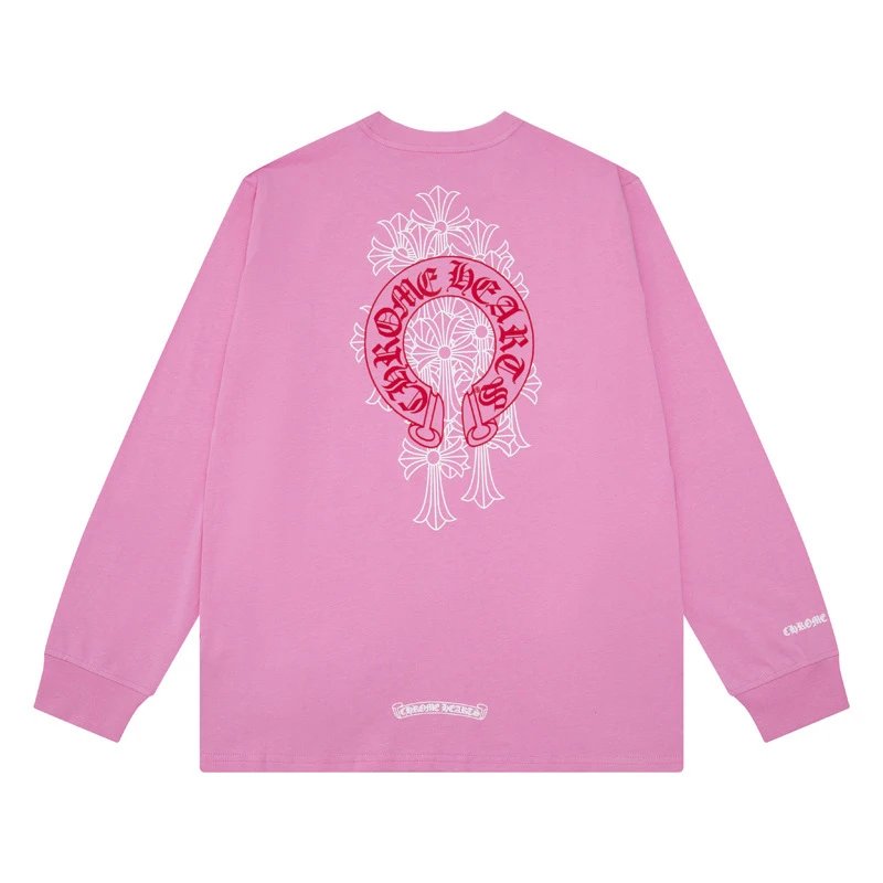 Chrome Hearts Shirts Graphic long-sleeve shirt — K8006 powder