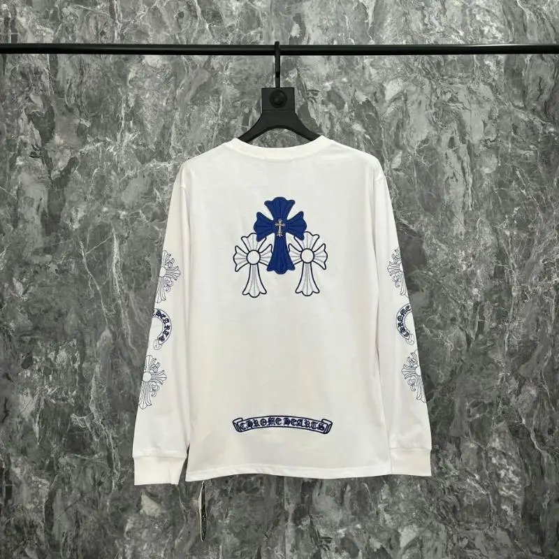 Chrome Hearts Shirts Graphic long-sleeve shirt — K8008 white