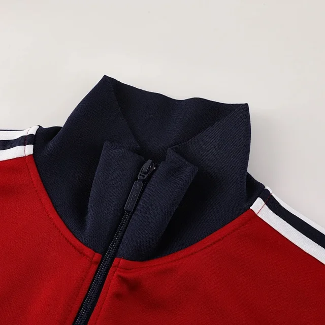 Unbranded Tracksuits Football-Inspired Zip-Up Track Jacket and Pants Set product detail image 5