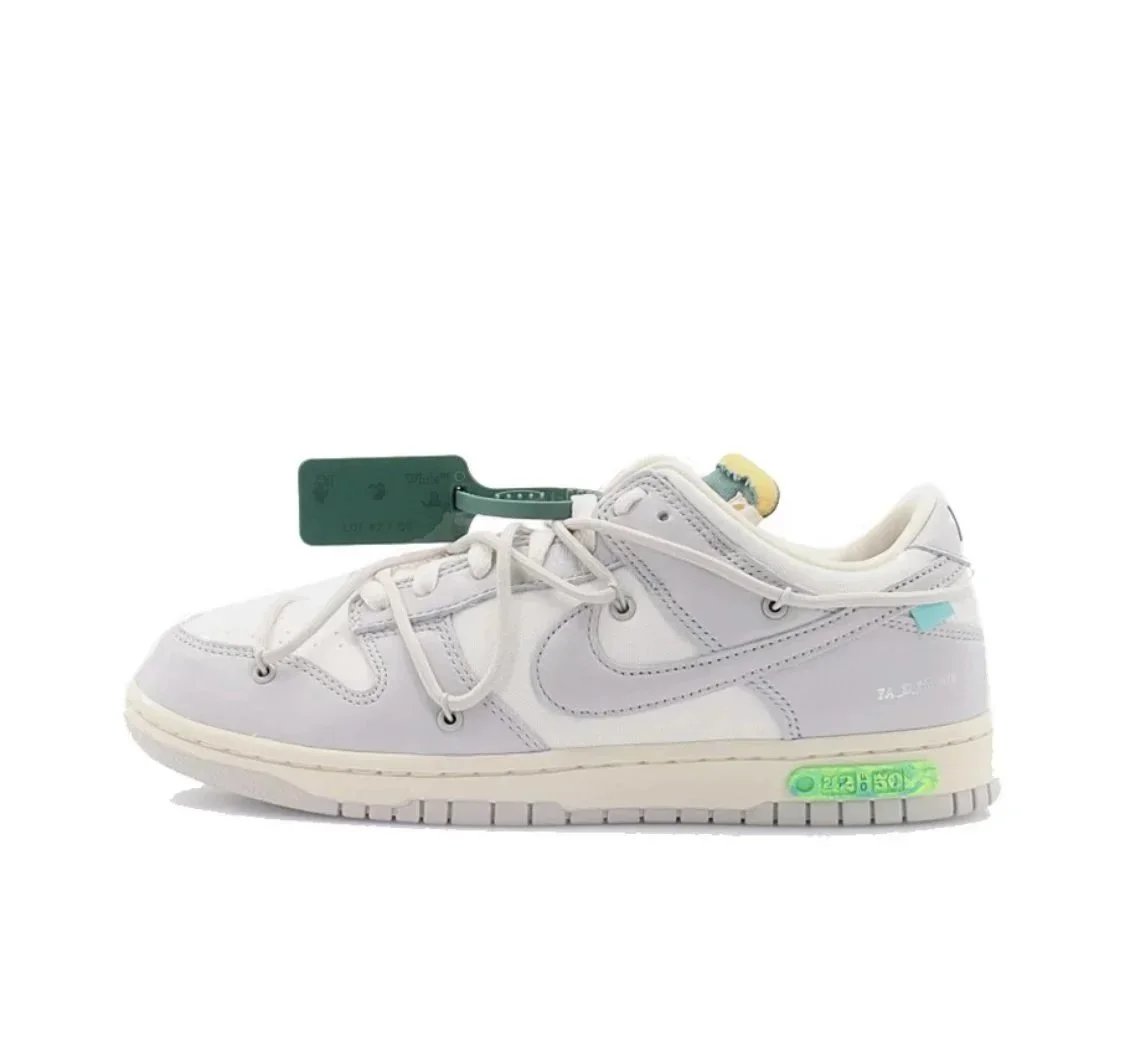 White shoelace green button-DM1602-117
