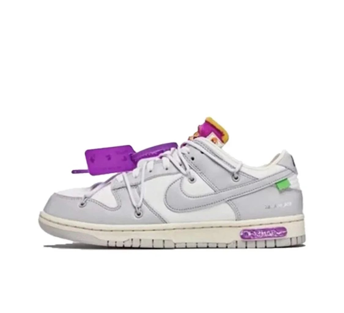 White shoelace purple buckle DM1602-118