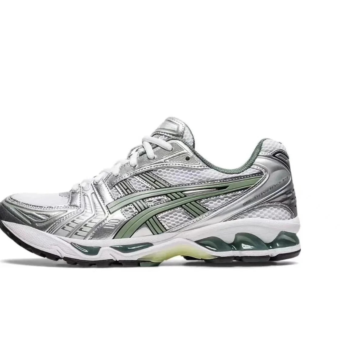 Silver White Green