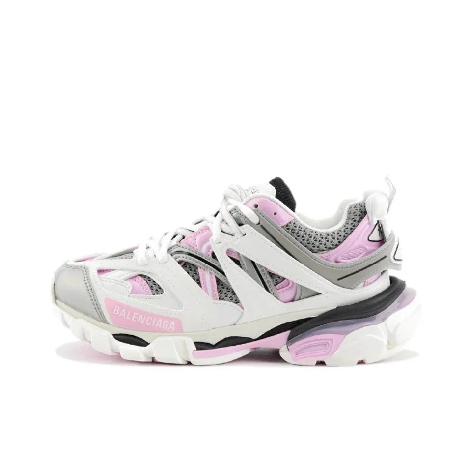Grey pink white