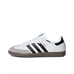 thumbnail for [Freight insurance. Spot is sent in seconds. High-end quality] Samba Samba OG black and white gray Gazelle pink off-white blue white brown pink black navy blue clover low-top retro board shoes for men and women couples casual sports shoes small white shoes shell head