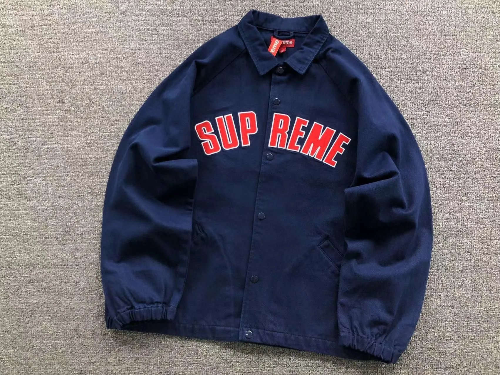 Supreme Hoodies & Sweatshirts Collegiate Number 8 Graphic Crewneck Sweatshirt — D429# Micro Embroidered Letter Jacket Royal Blue