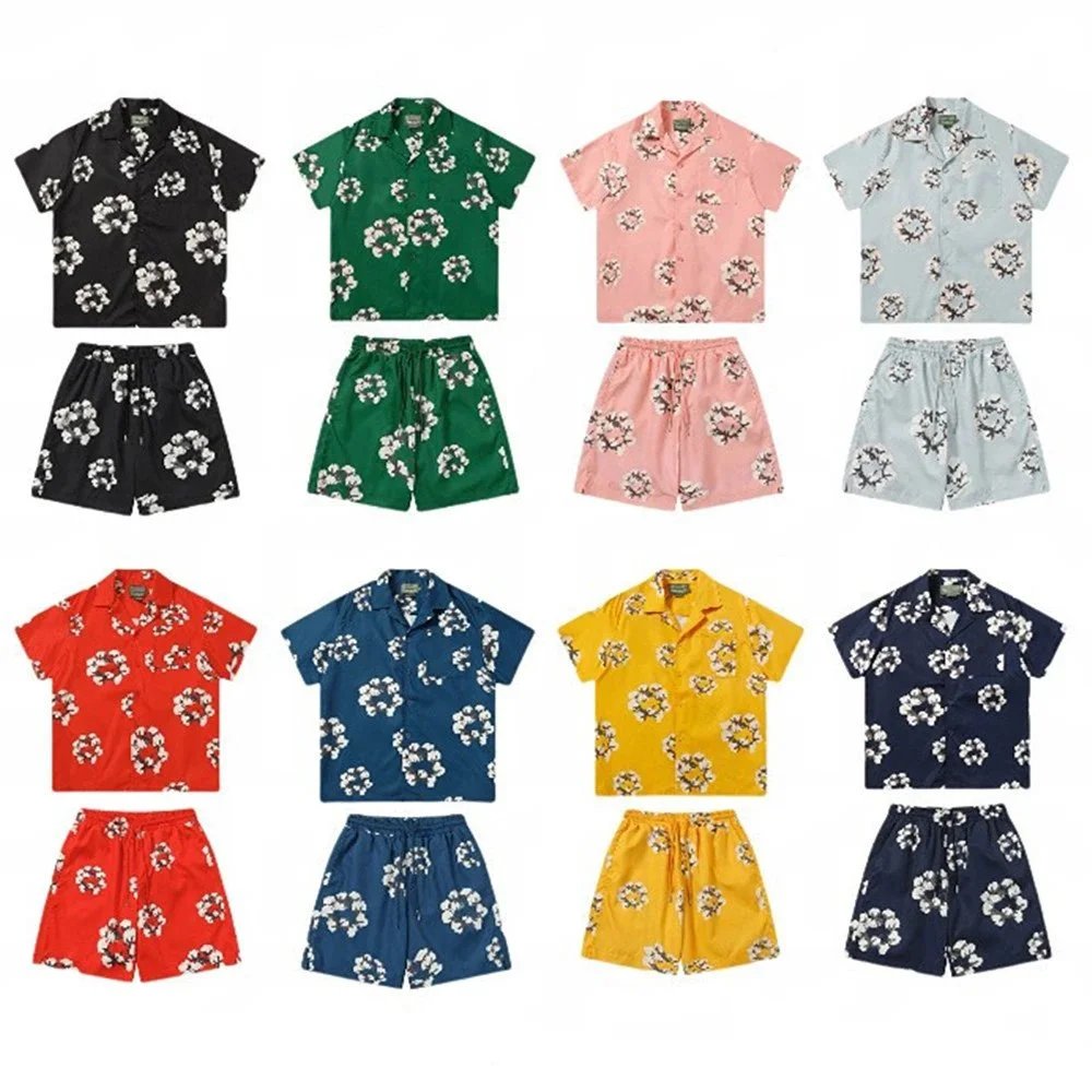 Floral Print Short Sleeve Paja