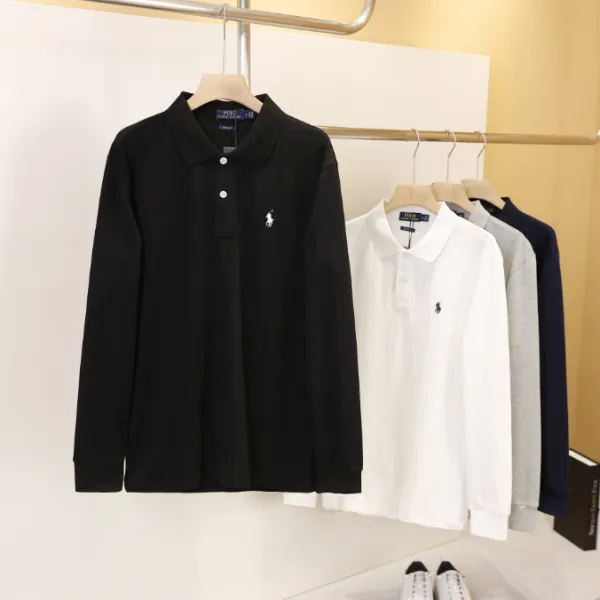 Polo Ralph Lauren Long Sleeve Polo Gray - 2