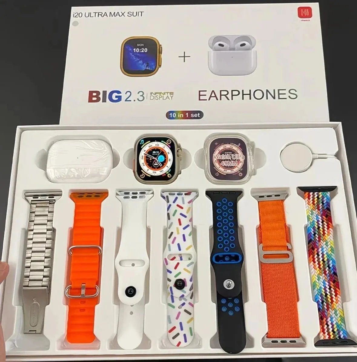 i20 Ultra Max Suit Smartwatch 