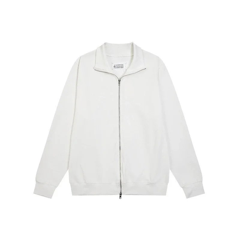 6112 white zipper jacket
