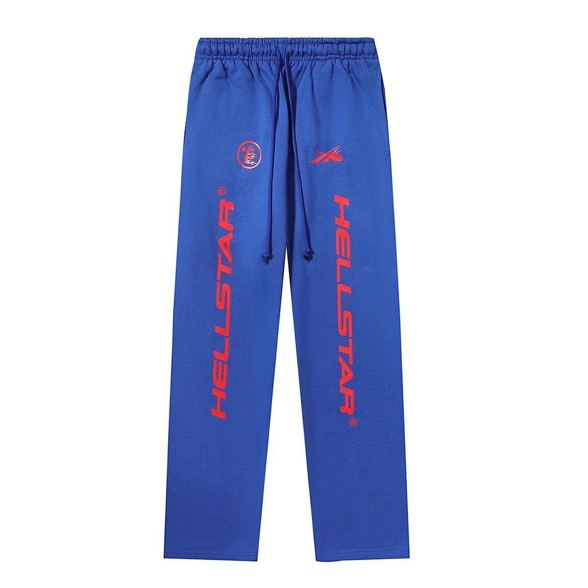 Hellstar Hoodies & Sweatshirts Graphic Pullover Hoodie — Blue trousers 2327