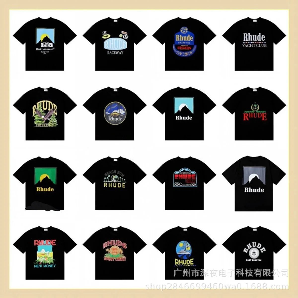 Rhude Graphic T-Shirts [40 sty