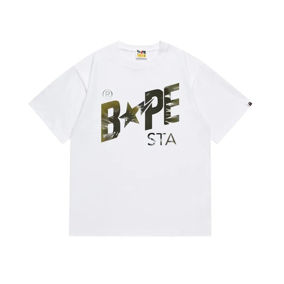 A Bathing Ape T-Shirts graphic logo — 114 white