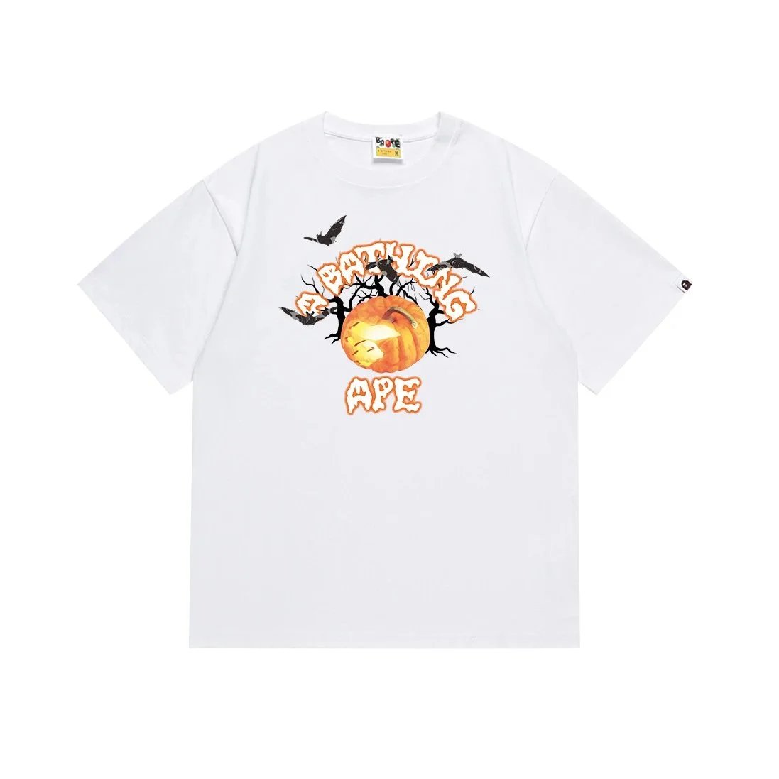 A Bathing Ape T-Shirts graphic logo — 112 white