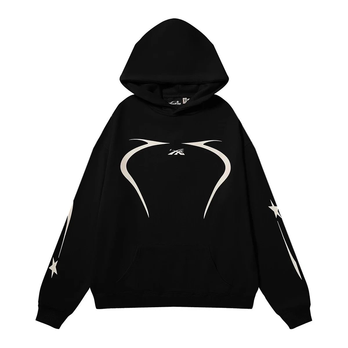Hellstar Hoodies & Sweatshirts Graphic Pullover Hoodie — Black hoodie 2221