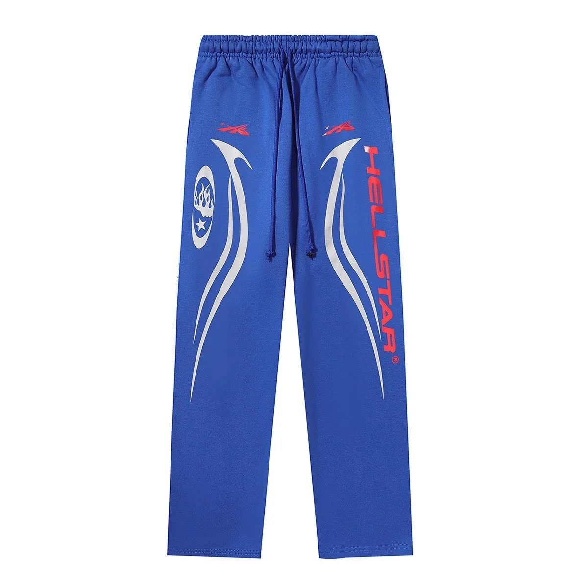 Hellstar Hoodies & Sweatshirts Graphic Pullover Hoodie — Blue Trousers 2326