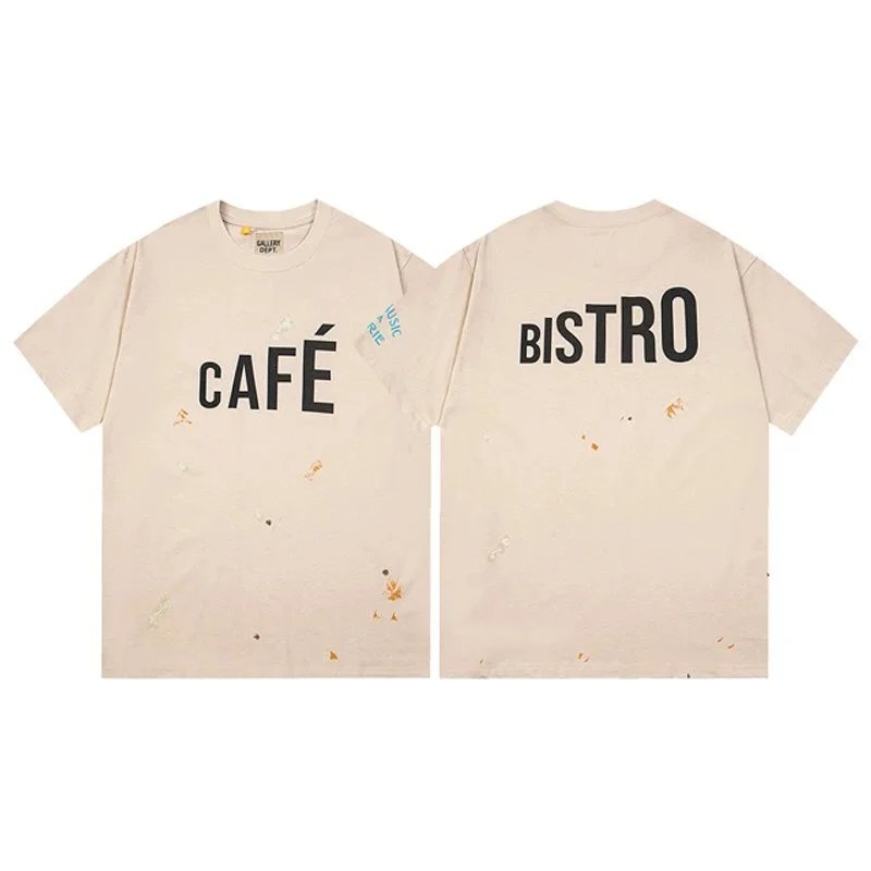 Gallery Dept. T-Shirts Graphic Print Short-Sleeve T-Shirt — G452 apricot color