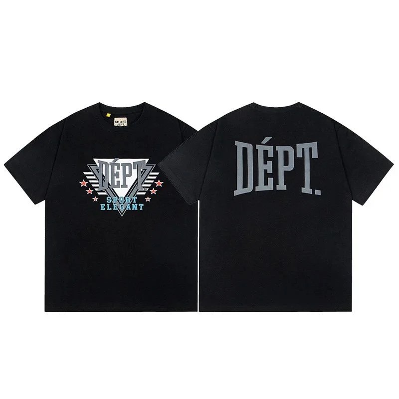 Gallery Dept. T-Shirts Graphic Print Short-Sleeve T-Shirt — G457 black