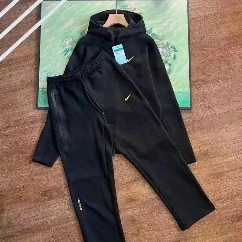 Nike Tech Fleece Full-Zip Hoodie and Joggers Tracksuit - 32