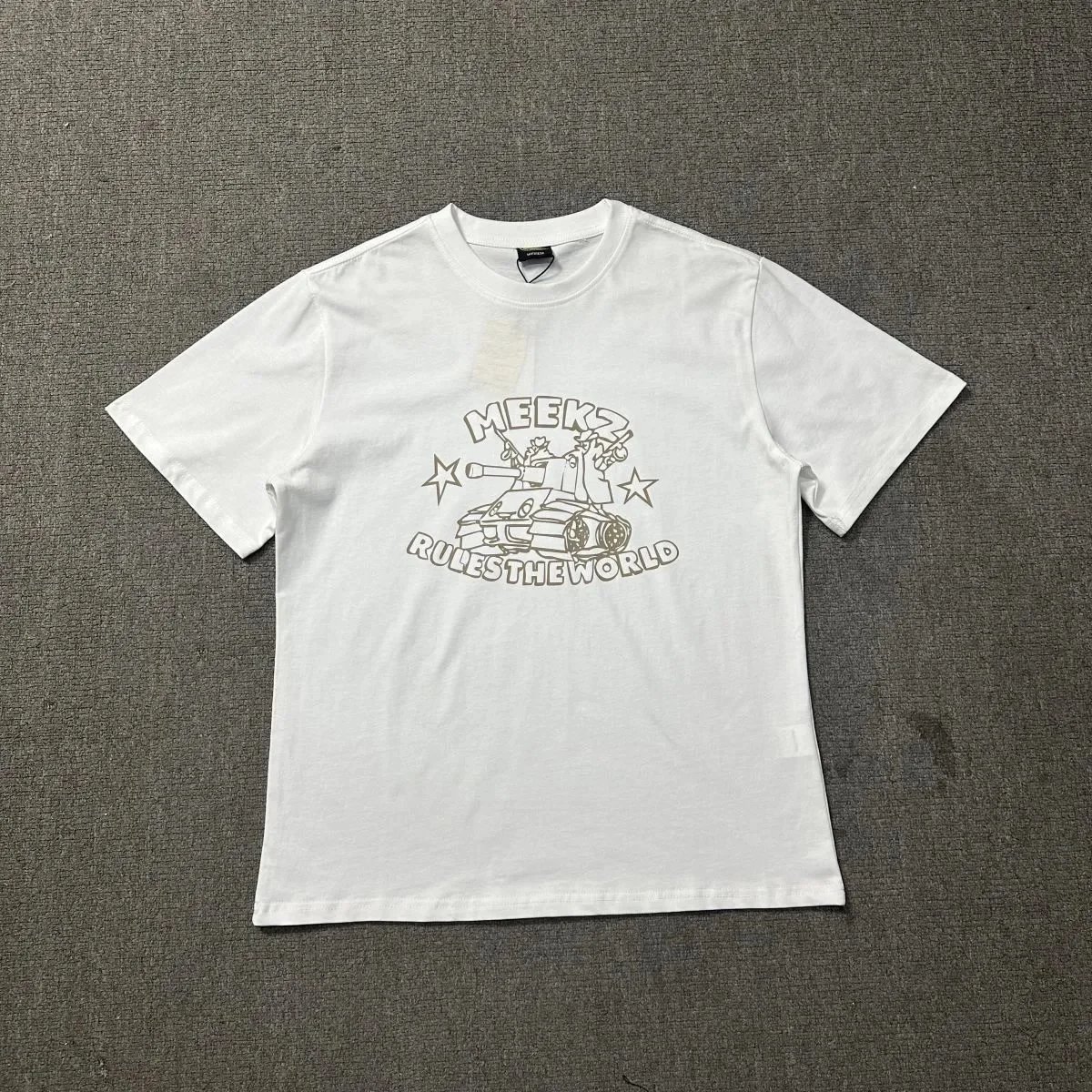 Corteiz T-Shirts Short-Sleeve Crewneck Graphic T-Shirt — 3252 White