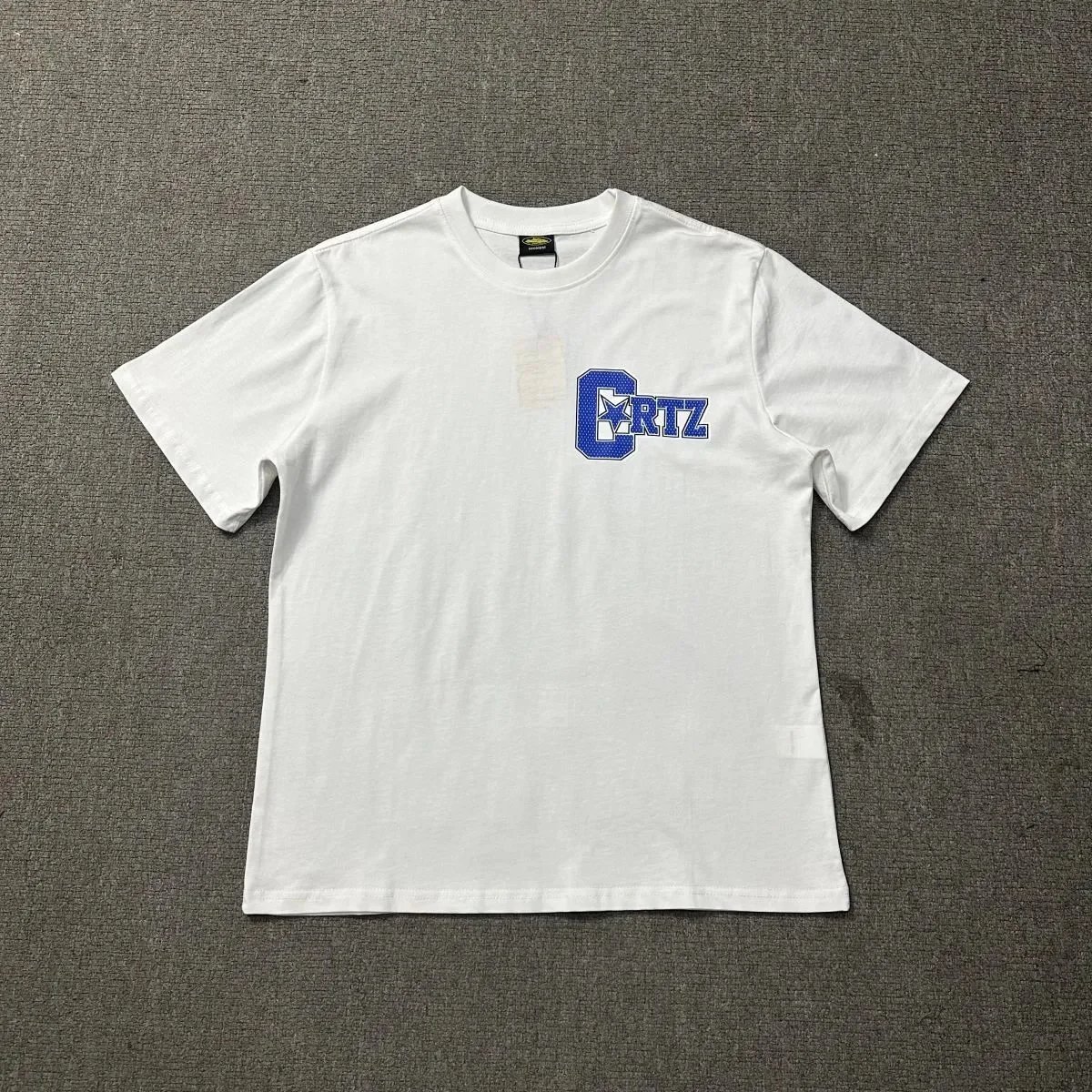 Corteiz T-Shirts Short-Sleeve Crewneck Graphic T-Shirt — 3258 white