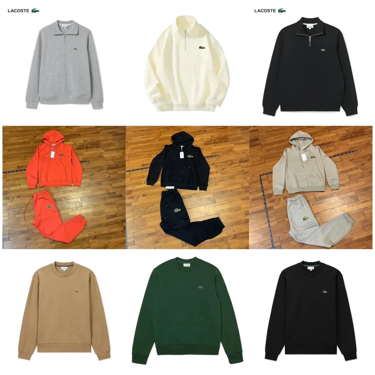 Lacoste Quarter-Zip and Hoodie
