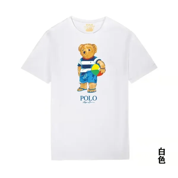 Polo Ralph Lauren Bear Graphic T-Shirt White - 1