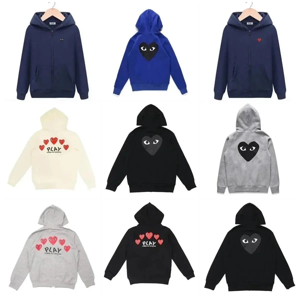 Comme des Garçons PLAY Heart Hoodie [34 styles]