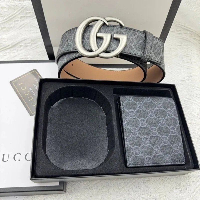 Gucci Belts GG monogram belt with Double G buckle image 3