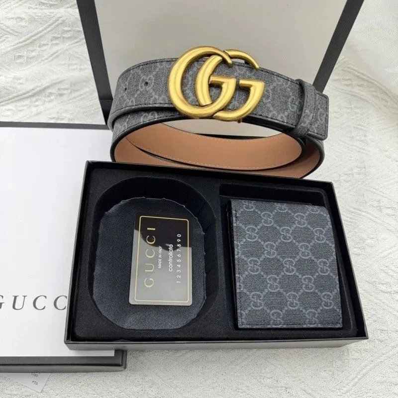 Gucci Belts GG monogram belt with Double G buckle image 10