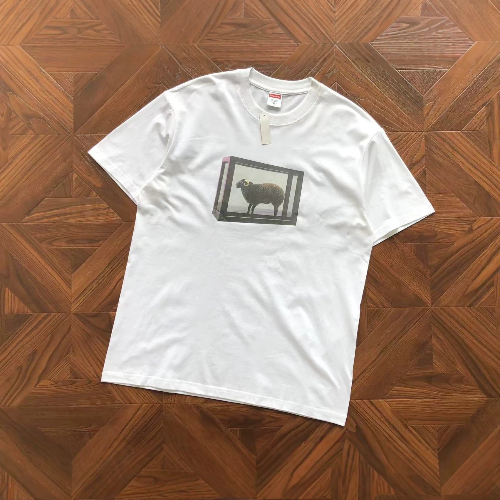Supreme T-Shirts Sheep Print image 4