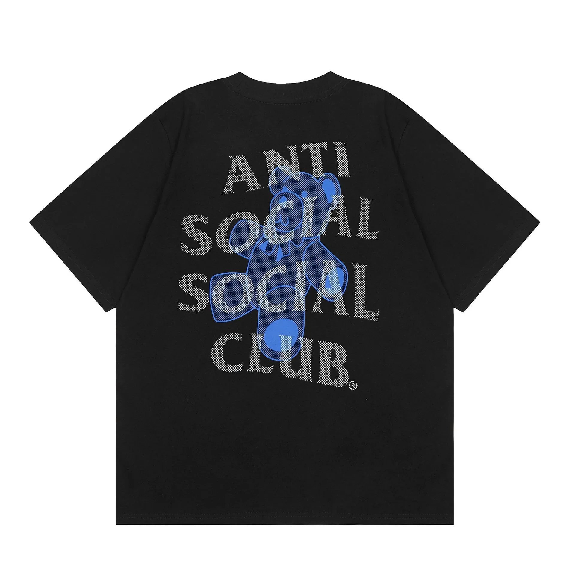Anti Social Club T-Shirts Graphic Print — 3125 Black
