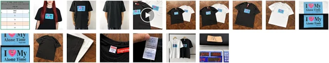 Supreme T-Shirts Sheep Print product detail image 17