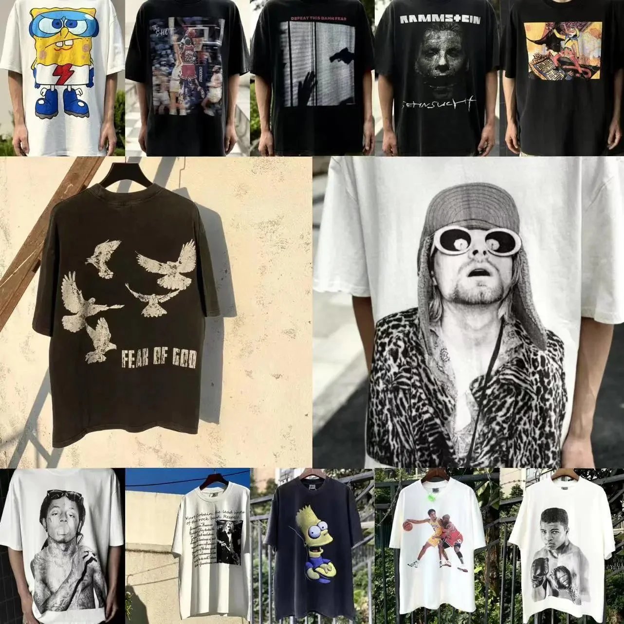Various Graphic T-Shirts [40 s