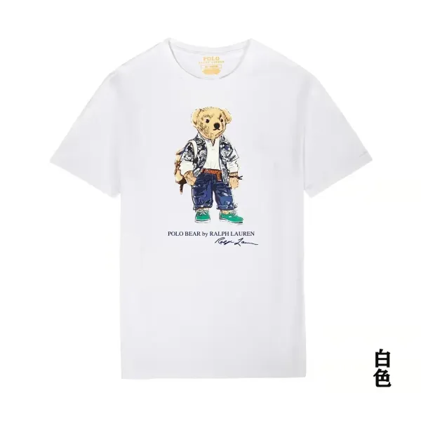 Polo Ralph Lauren Polo Bear Graphic White T-Shirt - 1
