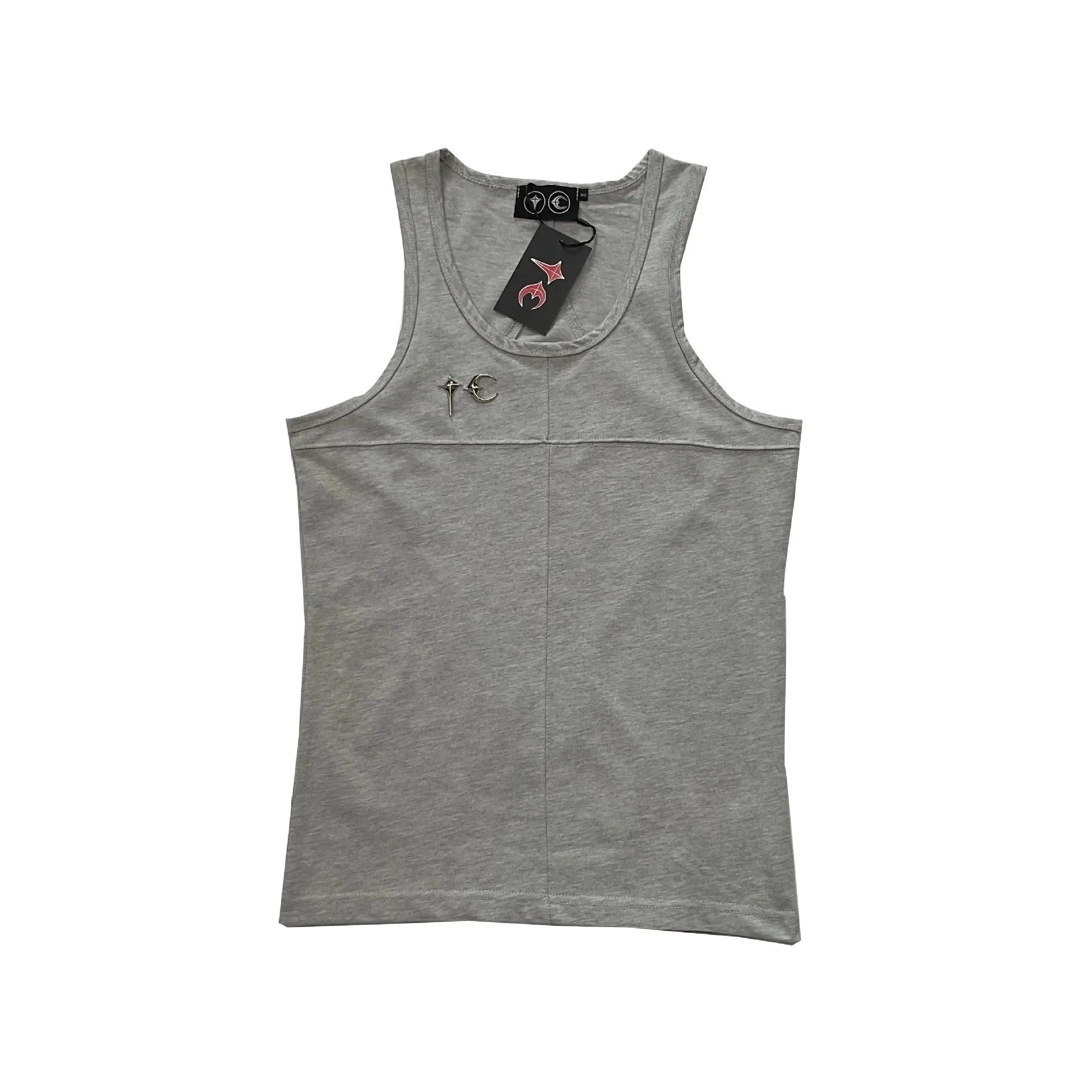 Corteiz Vests Ribbed Tank Top — 5091 gray